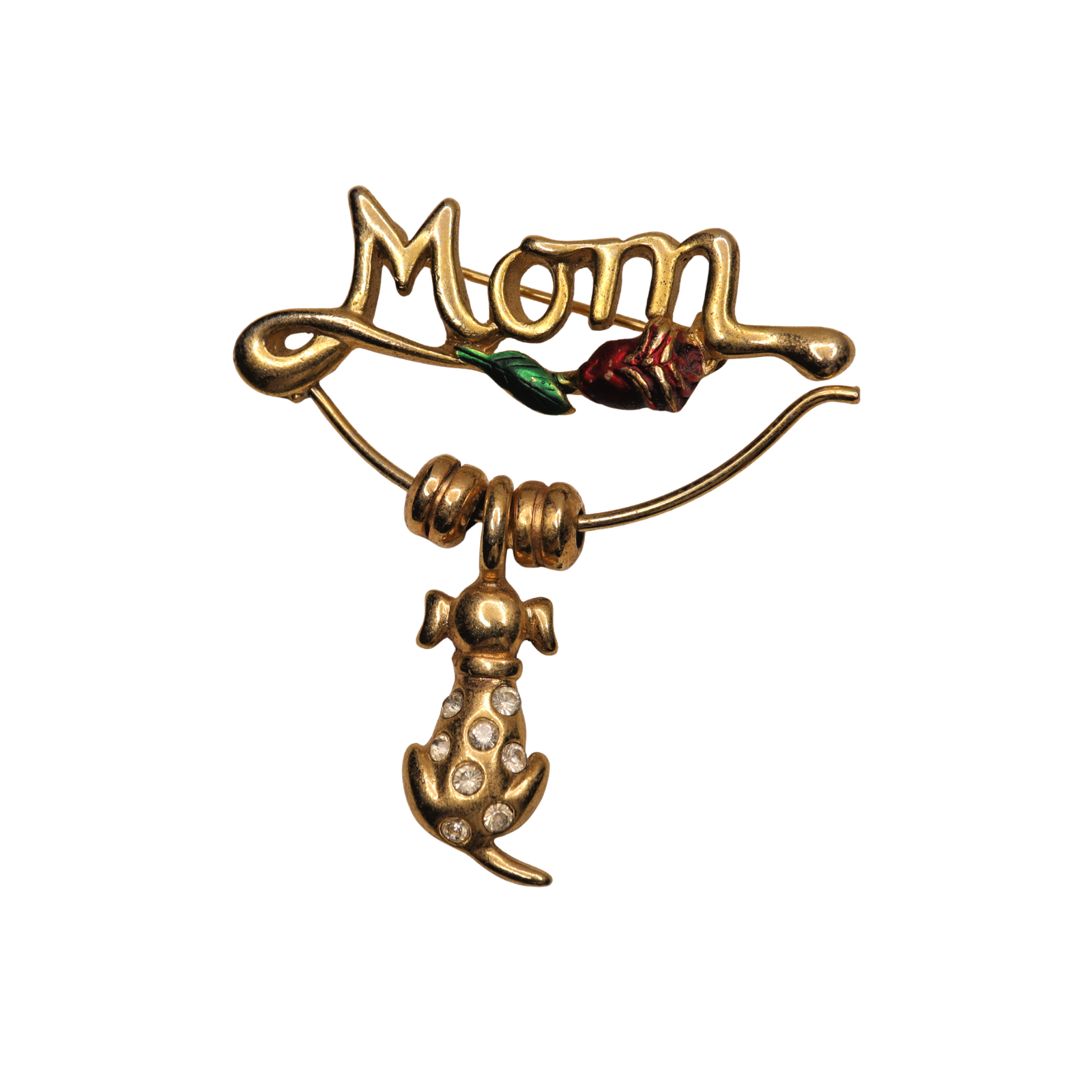 Gold Tone Metal Kis 